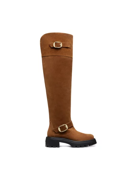 Muszkieterki Stuart Weitzman brązowe