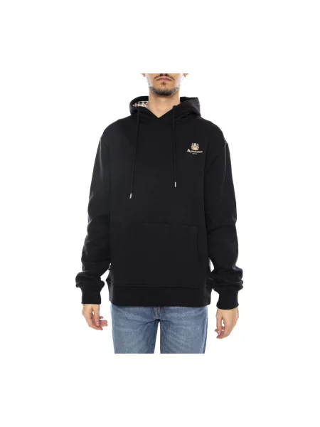 Bluza z kapturem Aquascutum polarowa czarna