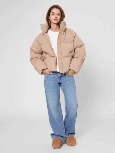 Пуховик PRPY бежевий