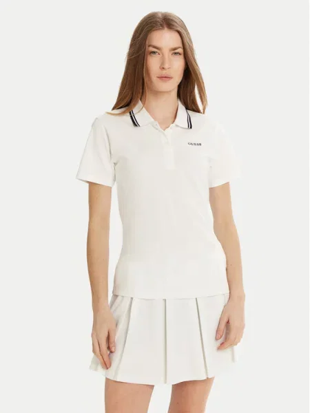 Guess Polo biały