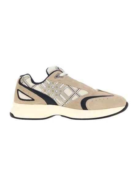 Sneakersy Burberry skórzane beżowe