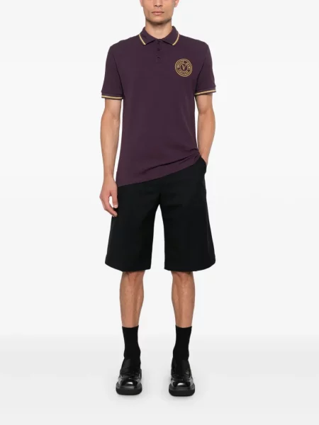 Polo Versace Jeans Couture μωβ