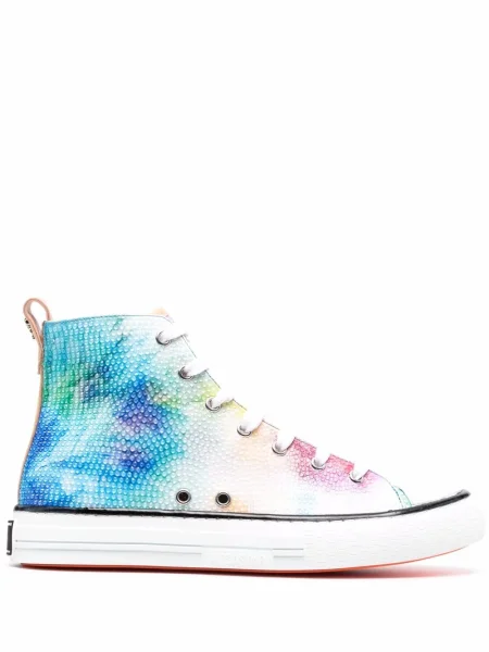 Tie dye sneakersy Philipp Plein niebieskie