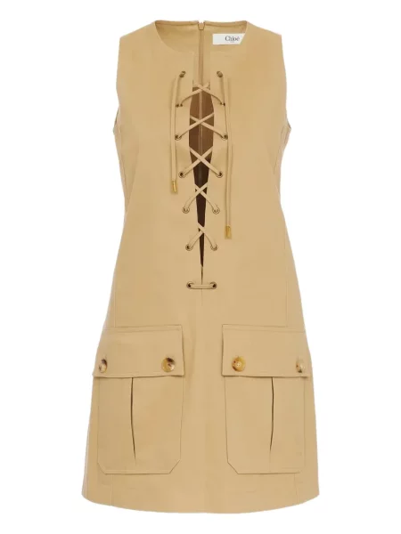 Sukienka mini Chloe sznurowana koronkowa garniturowa