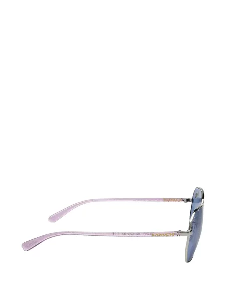 Ochelari de soare Coach cu imprimeu geometric roz