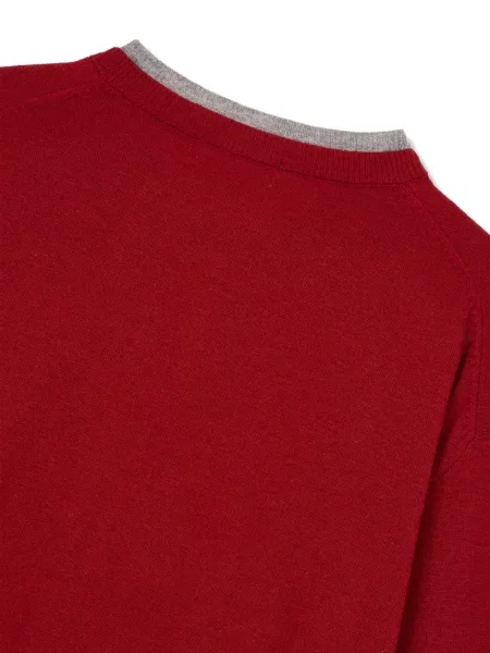 Cardigan Studio Tomboy cu broderie roșu