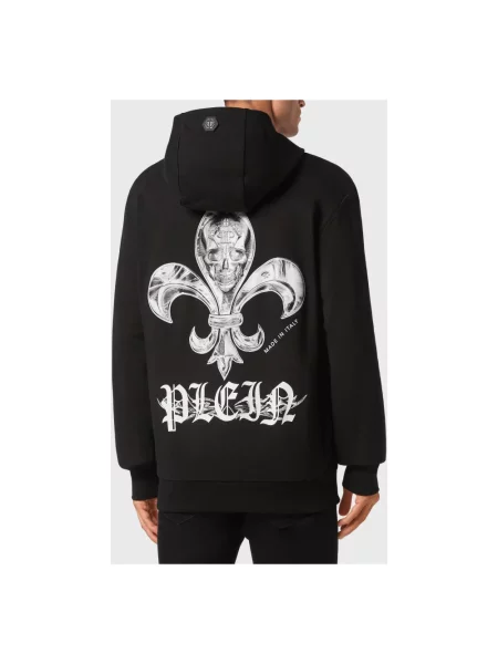 Bluza z kapturem Philipp Plein z kapturem czarna