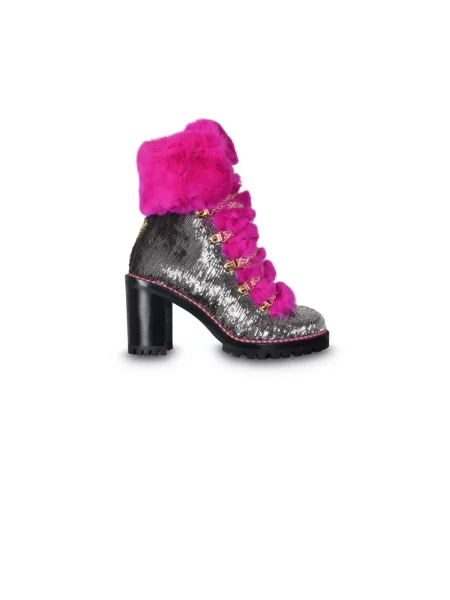 Botki Christian Louboutin z cekinami