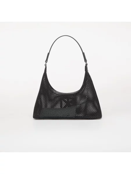 Geantă Calvin Klein Emblem Mesh Shoulder Bag Black Universal negru