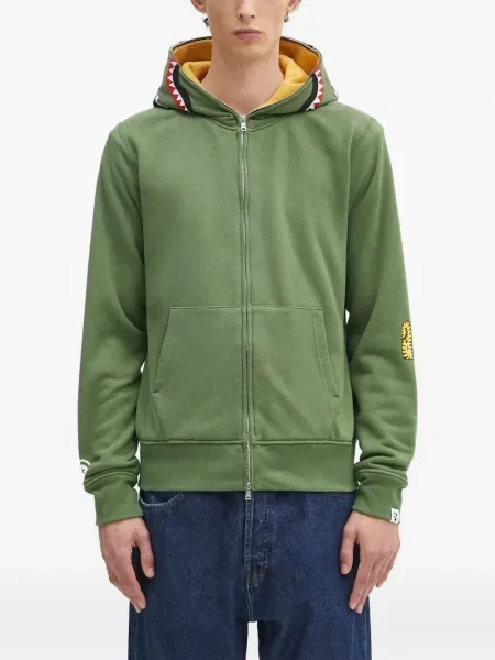 Hanorac cu glugă A Bathing Ape® verde