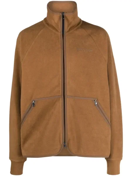 Флийс полар Tommy Hilfiger бродиран кафяво