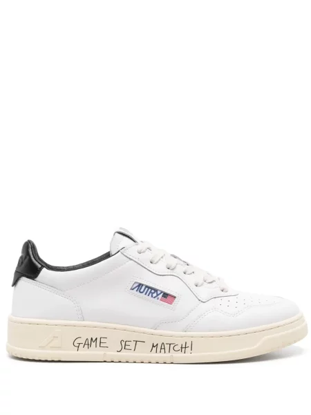 Sneakerși Autry din piele alb