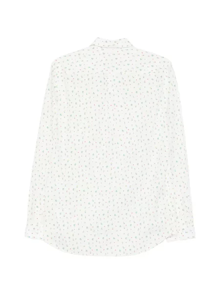 Cămașă Paul Smith cu model floral cu imagine alb