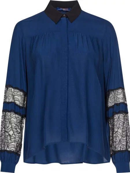 Блузка Trussardi Jeans синяя