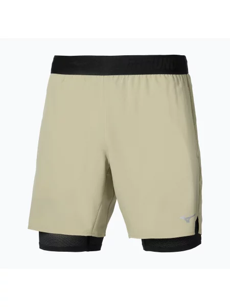 Spodenki do biegania Mizuno Core Inches beżowe