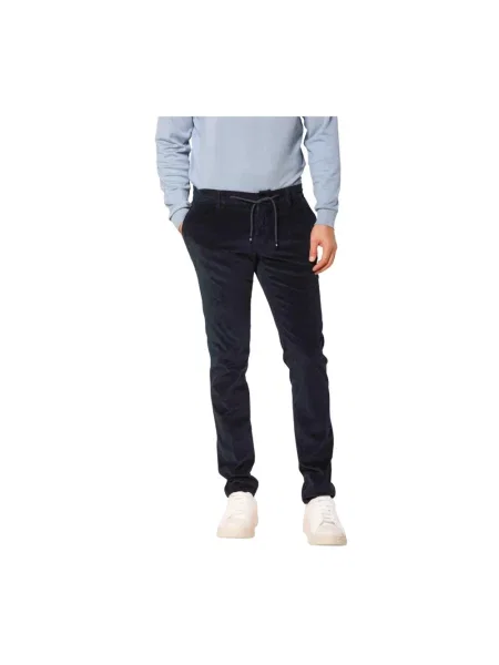 Welurowe сhinosy Mason's niebieskie