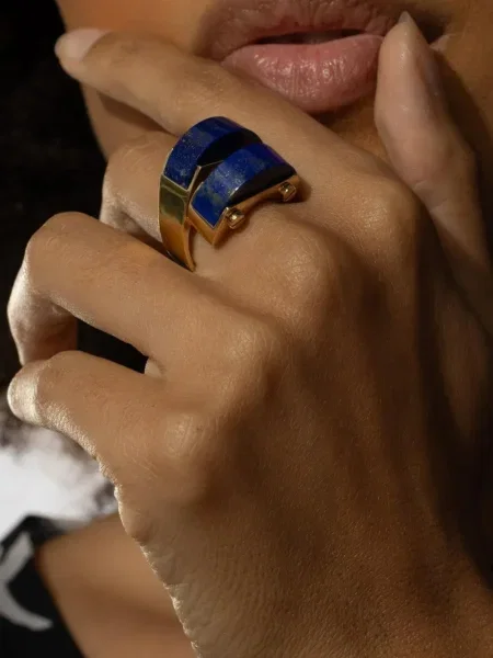 Inel Brooks Brothers galben