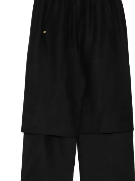 Κωνικό κορδόνι περίσφιξης παντελόνι Samuel Guì Yang μαύρο