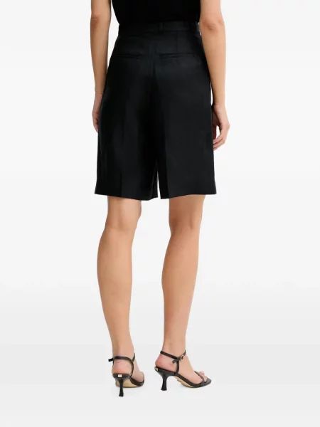 Pantaloni scurți Sisley de in negru