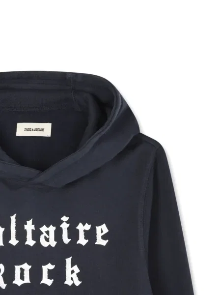 Bluza z kapturem dziecięca Zadig & Voltaire czarna