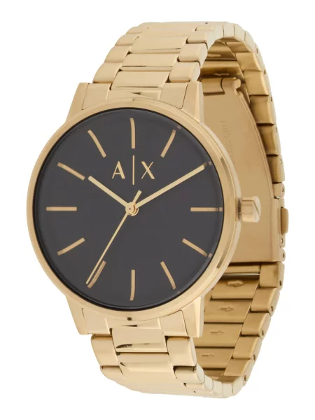 ARMANI EXCHANGE Ceas analogic auriu negru