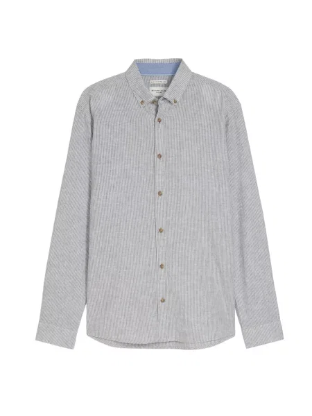 TOM TAILOR Cămașă gri alb