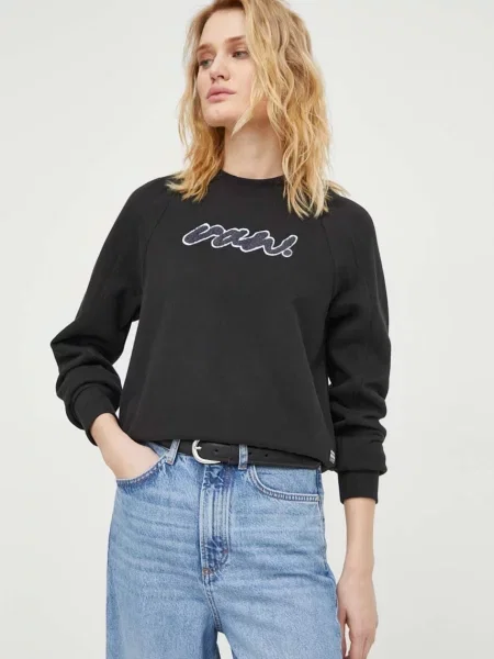 Суитчър G-star Raw с апликация черно