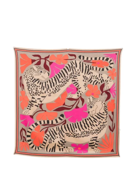 Fular Inoui Editions cu model floral cu imagine