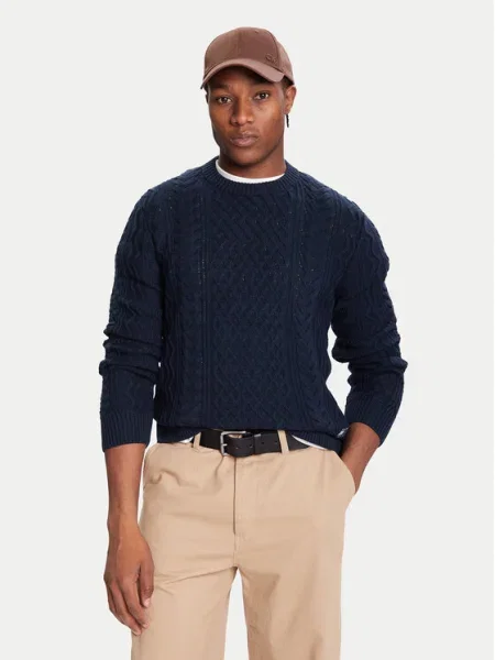 Tommy Jeans Пуловер Тъмносин синьо