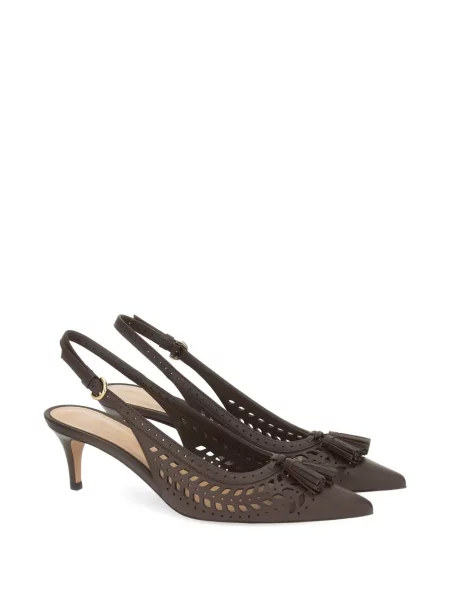 Pantofi cu toc Gianvito Rossi slingback maro