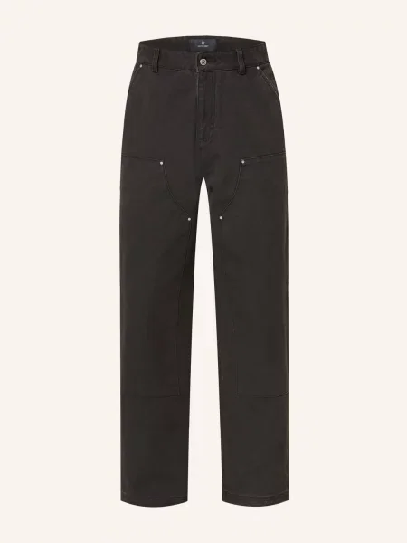 Represent Cargo Džíny Regular Fit washed black černé