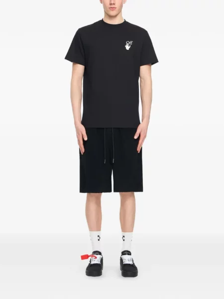 Tricou grafic Off-white cu imagine alb