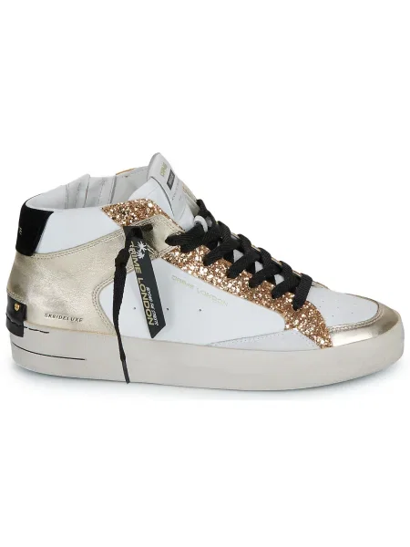 Pantofi Crime London alb