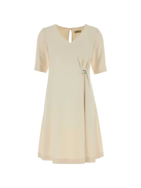 Rochie midi Herno cu decolteu în V până la genunchi de costum