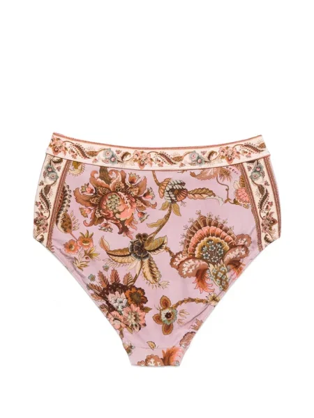 Bikini Zimmermann cu model floral cu imagine roz
