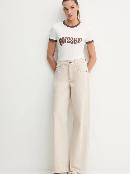 Футболка Miss Sixty бежевая