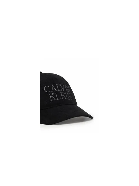 Menčestrová šiltovka Calvin Klein čierna