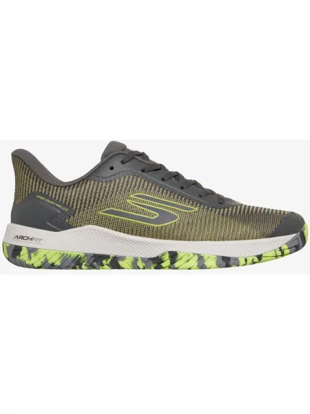 Buty do biegania Skechers Viper Court Pro ciemny żółty 40 szary