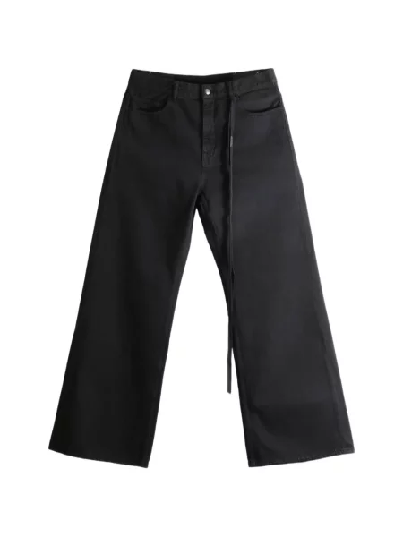 Cu centură blugi cu picior larg Ann Demeulemeester negru