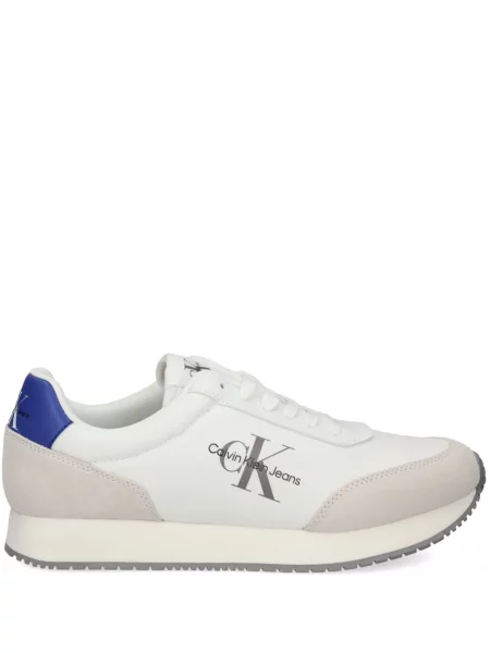 Sneakerși Calvin Klein Jeans alb