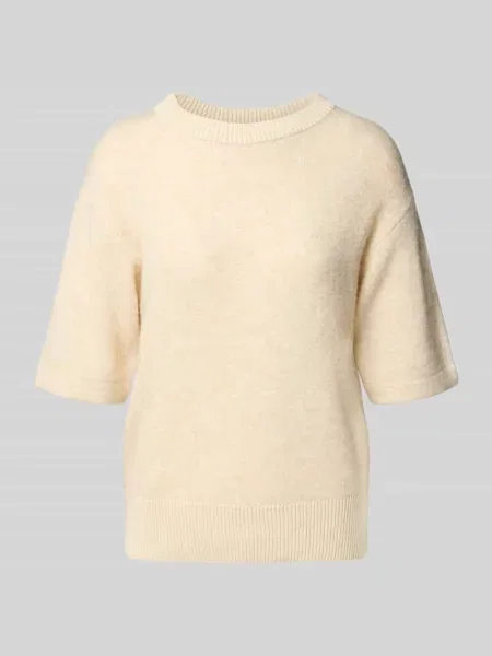 Bluzka z dzianiny z okrągłym dekoltem model ‘Pami’