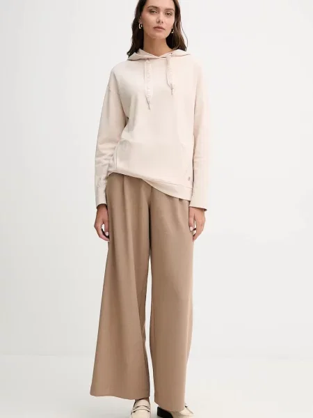 Кофта Joop! з капюшоном однотонна рожевий