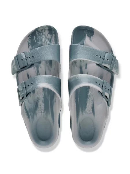 Klapki Birkenstock z kamieniami szare