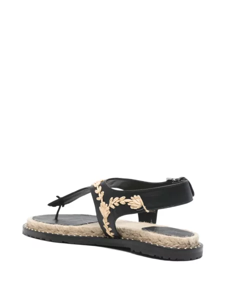 Sandale Castaner cu model floral negru