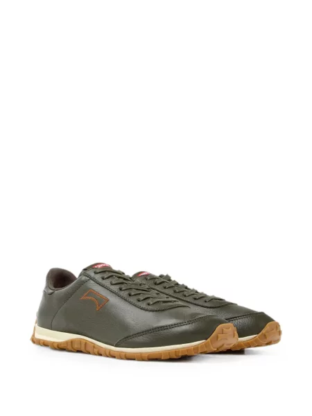 Sneakerși Camper din piele verde