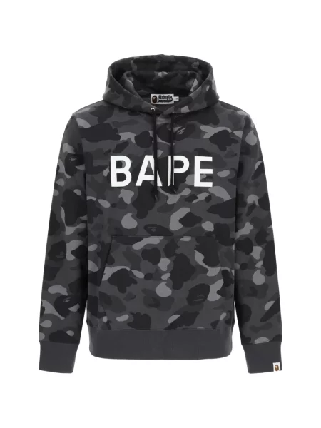 Kapucnis melegítő felső A Bathing Ape® nyomtatás fekete