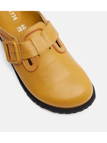 Saboți Birkenstock 1774 din piele maro