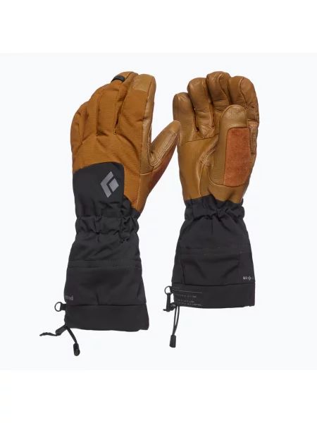 Rękawiczki trekkingowe Black Diamond Soloist dark curry czarne