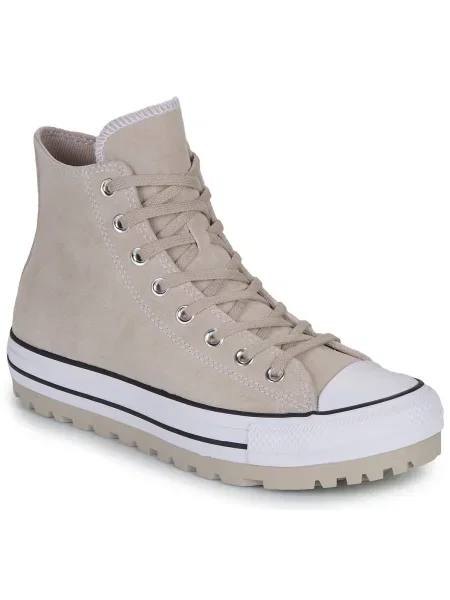 Pantofi Converse din piele de căprioară bej