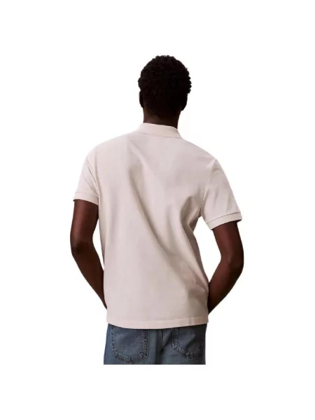 Tricou polo Calvin Klein Jeans bej